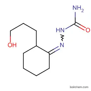Molecular Structure of 62456-12-6 (Hydrazinecarboxamide, 2-[2-(3-hydroxypropyl)cyclohexylidene]-)