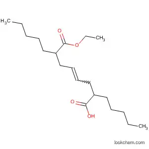 Molecular Structure of 62456-97-7 (4-Octenedioic acid, 2,7-dipentyl-, monoethyl ester)