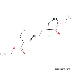 Molecular Structure of 62457-02-7 (4-Octenedioic acid, 2-chloro-2,7-diethyl-, diethyl ester)