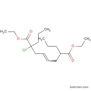Molecular Structure of 62457-03-8 (4-Octenedioic acid, 2-chloro-2,7-dipropyl-, diethyl ester)