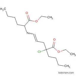 Molecular Structure of 62457-04-9 (4-Octenedioic acid, 2,7-dibutyl-2-chloro-, diethyl ester)