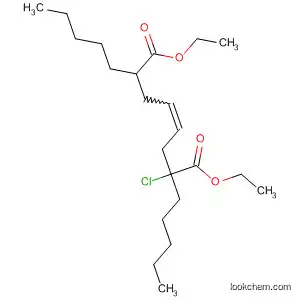 Molecular Structure of 62457-05-0 (4-Octenedioic acid, 2-chloro-2,7-dipentyl-, diethyl ester)