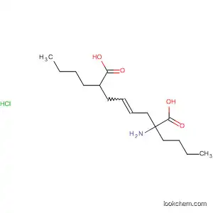 Molecular Structure of 62457-11-8 (4-Octenedioic acid, 2-amino-2,7-dibutyl-, hydrochloride)