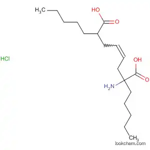 Molecular Structure of 62457-12-9 (4-Octenedioic acid, 2-amino-2,7-dipentyl-, hydrochloride)