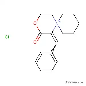 Molecular Structure of 62457-22-1 (3-Oxa-6-azoniaspiro[5.5]undecane, 2-oxo-1-(phenylmethylene)-,
chloride)