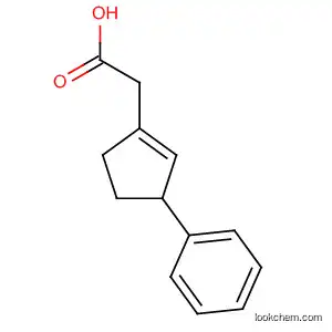 Molecular Structure of 62457-61-8 (2-Cyclopentene-1-acetic acid, 3-phenyl-)