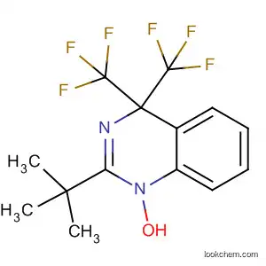 Molecular Structure of 62457-65-2 (Quinazoline,
2-(1,1-dimethylethyl)-1,4-dihydro-1-hydroxy-4,4-bis(trifluoromethyl)-)