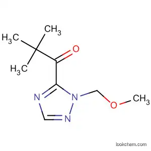 Molecular Structure of 62458-01-9 (1-Propanone, 1-[1-(methoxymethyl)-1H-1,2,4-triazol-5-yl]-2,2-dimethyl-)