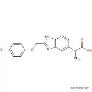 Molecular Structure of 62468-06-8 (1H-Benzimidazole-5-acetic acid,
2-[(4-chlorophenyl)hydroxymethyl]-a-methyl-)