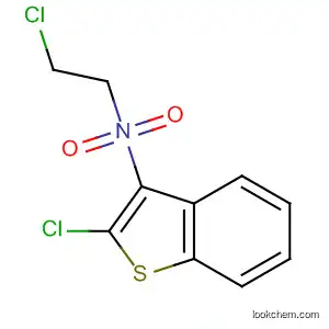 Molecular Structure of 62484-57-5 (Benzo[b]thiophen-3-amine, 2-chloro-N-(2-chloroethyl)-, 1,1-dioxide)