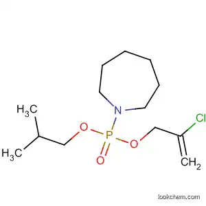 Molecular Structure of 62484-99-5 (Phosphonic acid, (hexahydro-1H-azepin-1-yl)-, 2-chloro-2-propenyl
2-methylpropyl ester)