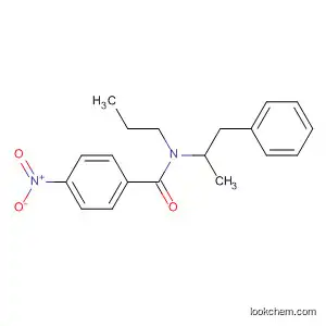 Molecular Structure of 62497-67-0 (Benzamide, N-(1-methyl-2-phenylethyl)-4-nitro-N-propyl-)