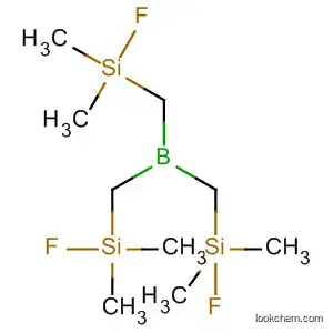 Molecular Structure of 62497-91-0 (Borane, tris[(fluorodimethylsilyl)methyl]-)