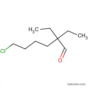 Molecular Structure of 62498-24-2 (Hexanal, 6-chloro-2,2-diethyl-)