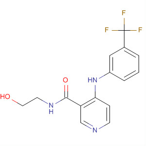 3-Pyridinecarboxamide,  N-(2-hydroxyethyl)-4-[[3-(trifluoromethyl)phenyl]amino]-