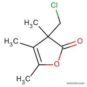Molecular Structure of 62499-86-9 (2(3H)-Furanone, 3-(chloromethyl)-3,4,5-trimethyl-)