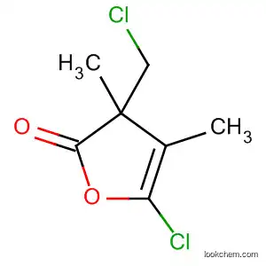 Molecular Structure of 62499-89-2 (2(3H)-Furanone, 5-chloro-3-(chloromethyl)-3,4-dimethyl-)