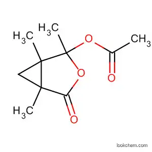 Molecular Structure of 62499-90-5 (3-Oxabicyclo[3.1.0]hexan-2-one, 4-(acetyloxy)-1,4,5-trimethyl-)