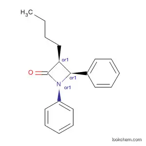 Molecular Structure of 62500-40-7 (2-Azetidinone, 3-butyl-1,4-diphenyl-, cis-)