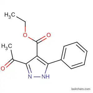Molecular Structure of 62538-29-8 (1H-Pyrazole-4-carboxylic acid, 3-acetyl-5-phenyl-, ethyl ester)