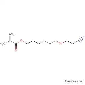 Molecular Structure of 62585-44-8 (2-Propenoic acid, 2-methyl-, 6-(2-cyanoethoxy)hexyl ester)