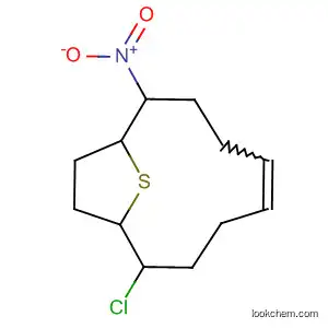Molecular Structure of 62593-34-4 (13-Thiabicyclo[8.2.1]tridec-5-ene, 2-chloro-9-nitro-)