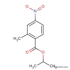 Molecular Structure of 62621-11-8 (Benzoic acid, 2-methyl-4-nitro-, 1-methylethyl ester)