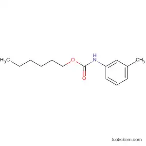 Molecular Structure of 62635-70-5 (Carbamic acid, (3-methylphenyl)-, hexyl ester)