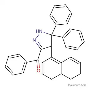 Molecular Structure of 62679-36-1 (Methanone,
[4,5-dihydro-4-(1-naphthalenyl)-5,5-diphenyl-1H-pyrazol-3-yl]phenyl-)