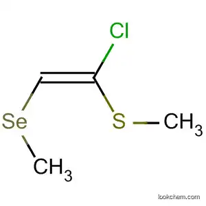 Molecular Structure of 62679-71-4 (Ethene, 1-chloro-2-(methylseleno)-1-(methylthio)-, (E)-)