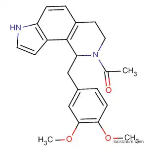 Molecular Structure of 62679-95-2 (1H-Pyrrolo[2,3-h]isoquinoline,
2-acetyl-1-[(3,4-dimethoxyphenyl)methyl]-2,3,4,7-tetrahydro-)