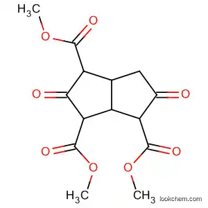Molecular Structure of 62708-46-7 (1,3,4-Pentalenetricarboxylic acid, octahydro-2,5-dioxo-, trimethyl ester)