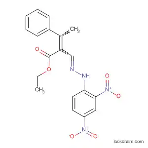 Molecular Structure of 62732-68-7 (2-Butenoic acid, 2-[[(2,4-dinitrophenyl)hydrazono]methyl]-3-phenyl-,
ethyl ester)