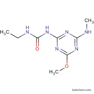 Molecular Structure of 62734-61-6 (Urea, N-ethyl-N'-[4-methoxy-6-(methylamino)-1,3,5-triazin-2-yl]-)