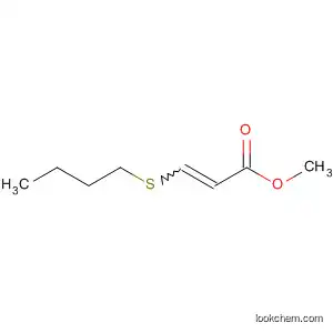 Molecular Structure of 62739-64-4 (2-Propenoic acid, 3-(butylthio)-, methyl ester)