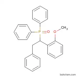 Molecular Structure of 62754-70-5 (Phosphine oxide, [1-(2-methoxyphenyl)-2-phenylethyl]diphenyl-)