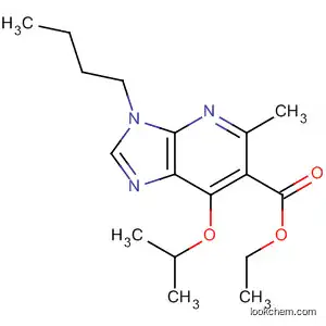 Molecular Structure of 62759-08-4 (3H-Imidazo[4,5-b]pyridine-6-carboxylic acid,
3-butyl-5-methyl-7-(1-methylethoxy)-, ethyl ester)