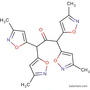 Molecular Structure of 62759-30-2 (2-Propanone, 1,1,3,3-tetrakis(3-methyl-5-isoxazolyl)-)