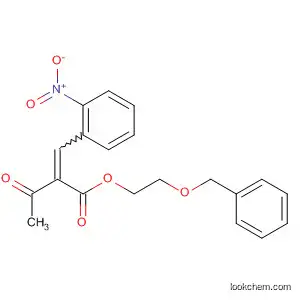 Molecular Structure of 62760-04-7 (Butanoic acid, 2-[(2-nitrophenyl)methylene]-3-oxo-,
2-(phenylmethoxy)ethyl ester)