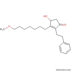 Molecular Structure of 62788-21-0 (2-Cyclopenten-1-one, 4-hydroxy-3-(7-methoxyheptyl)-2-(2-phenylethyl)-)