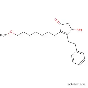 Molecular Structure of 62788-22-1 (2-Cyclopenten-1-one, 4-hydroxy-2-(7-methoxyheptyl)-3-(2-phenylethyl)-)