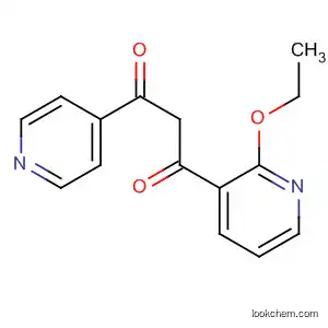 Molecular Structure of 62838-69-1 (1,3-Propanedione, 1-(2-ethoxy-3-pyridinyl)-3-(4-pyridinyl)-)