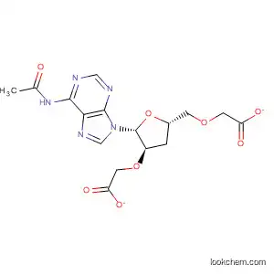 Molecular Structure of 62853-58-1 (Adenosine, N-acetyl-3'-deoxy-, 2',5'-diacetate)