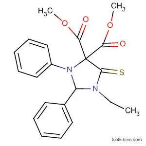 Molecular Structure of 62872-07-5 (4,4-Imidazolidinedicarboxylic acid, 1-ethyl-2,3-diphenyl-5-thioxo-,
dimethyl ester)