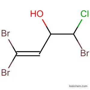 Molecular Structure of 62872-33-7 (3-Buten-2-ol, 1,4,4-tribromo-1-chloro-)