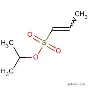 Molecular Structure of 62872-87-1 (1-Propene-1-sulfonic acid, 1-methylethyl ester)
