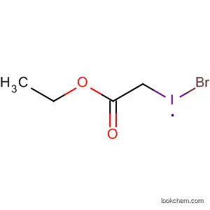 Molecular Structure of 62874-49-1 (Acetic acid, bromoiodo-, ethyl ester)