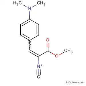 Molecular Structure of 62879-38-3 (2-Propenoic acid, 3-[4-(dimethylamino)phenyl]-2-isocyano-, methyl
ester)