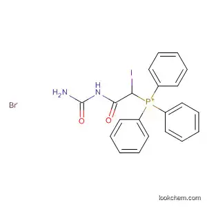 Molecular Structure of 62879-55-4 (Phosphonium, [2-[(aminocarbonyl)amino]-1-iodo-2-oxoethyl]triphenyl-,
bromide)