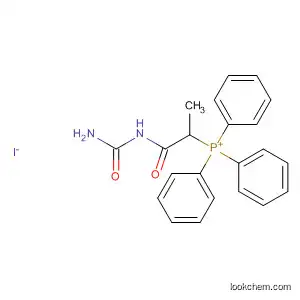 Molecular Structure of 62879-56-5 (Phosphonium,
[2-[(aminocarbonyl)amino]-1-methyl-2-oxoethyl]triphenyl-, iodide)